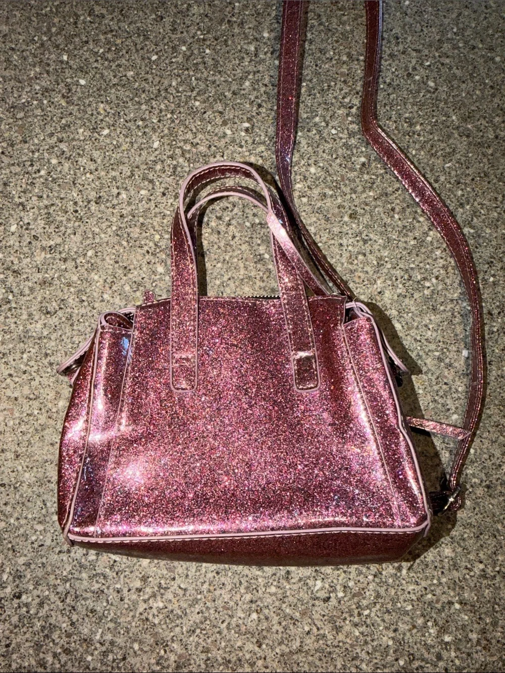 Glitter Mini Crossbody Bag - Y2k grunk punk goth